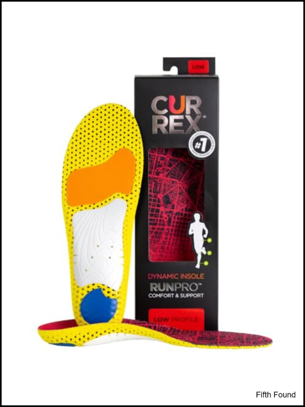 Currex RunPro Running Shoe Insoles Low Arch Support XL